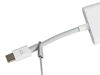 Picture of TetherTies Cable Tethers Silver 5 Pack | Patent-Pending Pre-Assembled Adapter Tethers | Secure Your Computers Adapters & Mac Dongles | Easy Installation | Free Crimping Tool