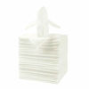Picture of Ascoza 25pcs Polyester Cloth Napkins - 20 x 20 inch Ivory Dinner Washable Napkins with Hemmed Edges for Restaurant/Wedding/Hotel(25,Ivory)