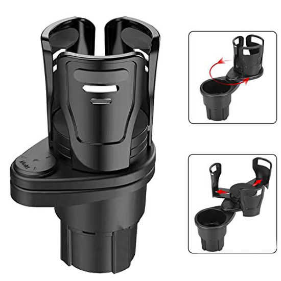  Car Cup Holder Expander Adapter, 2 in 1