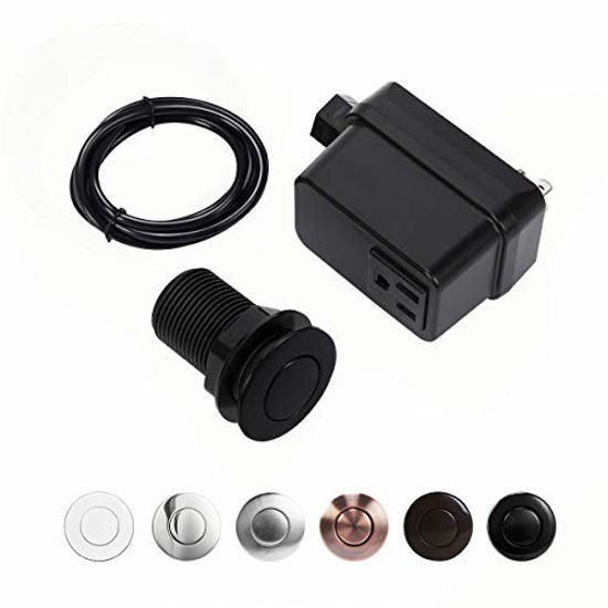 GetUSCart Garbage Disposal Switch, Cordless Air Switch Kit for Food Waste Disposer, Plastic