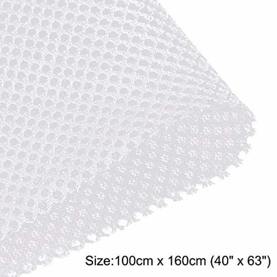 GetUSCart uxcell White Speaker Mesh Grill Cloth (not Cane bing
