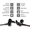 Picture of Bluetooth Headphones,Bymore Wireless Headphones In Ear Earbuds Bluetooth 4.1 Magnetic Earphones With Microphone for Sports Workout Hands free Calls - Black&Red