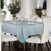 Picture of JUCFHY Jacquard Morrocan Rectangle Table Cloth Oil-Proof Spill-Proof and Water Resistance Tablecloth,Decorative Fabric Table Cover for Outdoor and Indoor Use,60 x 120 Inch,Shadow Blue