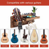 Picture of CABINAHOME Guitar Wall Holder stands hangers for Acoustic and Electric Guitar wood Hanging Rack with Pick Holder and 3 Hook