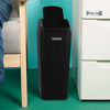 Picture of Cand 14 L Small Plastic Trash Can, Slim Swing Lid Trash Bins(Black)