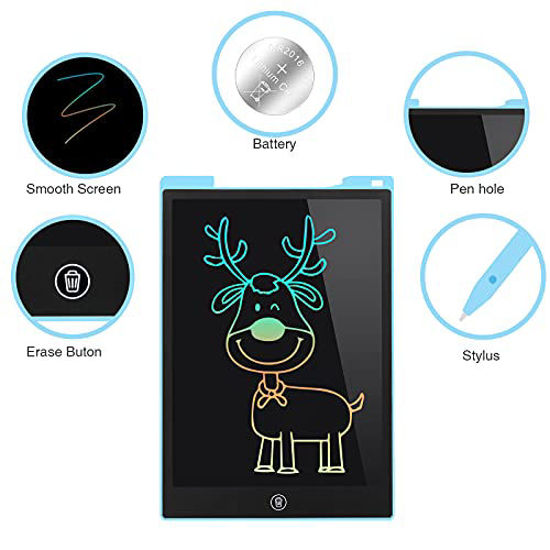 Toy - Gift for 3 4 5 6 7 8 9 Years Old Girl Boy,LEYAOYAO LCD Drawing Tablet for Kids with Bag Doodle Board,Sketch Pads for Drawing Kids Writing Etch A