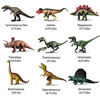 Picture of 36pcs Dinosaur Toy -Dinosaur FiguresActivity Play Mat & Trees, Rocks. Educational Realistic Dinosaur Playset to Create a Kids' Dinosaur World for Kids, Boys & Girls. (X-Large)