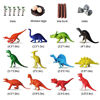 Picture of 36pcs Dinosaur Toy -Dinosaur FiguresActivity Play Mat & Trees, Rocks. Educational Realistic Dinosaur Playset to Create a Kids' Dinosaur World for Kids, Boys & Girls. (X-Large)