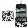 Picture of Hanging Travel Toiletry Bag Kit Makeup Case Cosmetics Organizer for Men Women Leopard (cow pattern)
