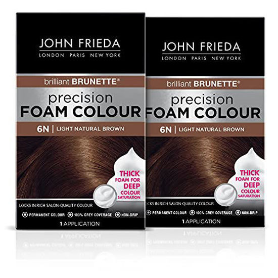 GetUSCart John Frieda Precision Foam Hair Color, Light Natural Brown