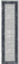 Picture of Ottomanson Ottohome Collection Modern Bordered Design Runner Rug, 1'10" X 7'0", Gray/Navy