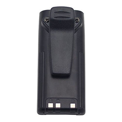 Picture of GoodQbuy 1800mAh Replacement Two-Way Radio Battery Packs BP-209 BP-210 BP-222 BP-209N BP-210N BP-222N Compatible with ICOM Radios C-A6 IC-A24 IC-F30GT IC-F30GS IC-F40GT IC-F40GS IC-F3GT IC-F3GS IC-V8