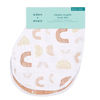 Picture of aden + anais Burpy Bib, 100% Cotton Muslin, Soft Absorbent 4 Layers, Multi-Use Burp Cloth and Bib, 22.5" X 11", 2 Pack, Keep Rising