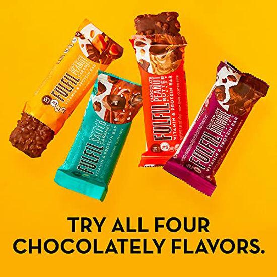 GetUSCart FULFIL Vitamin and Protein Bars, Best Sellers Variety Pack