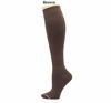 Picture of 3 Pairs Dr. Motion Therapeutic Graduated Compression Women's Knee-hi Socks, Pack-brown, One Size