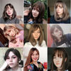 Picture of HUAISU Long Black Straight Hair Wig with Bangs Synthetic High Density Long Hair Wig for Women (Brown, 22inch)