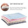 Picture of Mora Pets Ultra Soft Pet (Dog/Cat) Bed Mat with Cute Prints | Reversible Fleece Dog Crate Kennel Pad | Machine Washable Pet Bed Liner (30-Inch, Pink)