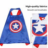 Picture of AnRio Superhero Capes for Kids, Double-Sides Satin Capes Dress up Costumes (4 Pack, 8 Mask)