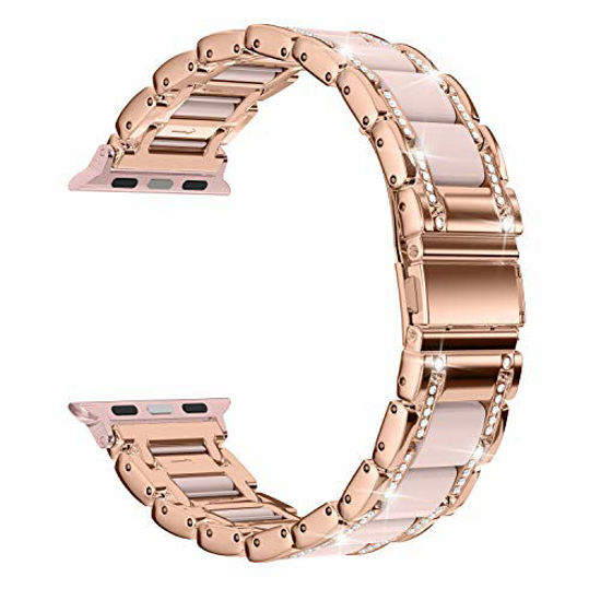 Stainless Steel Watch Strap Replacement Link Bracelet Band 20mm Rose Gold |  Fruugo BH