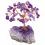 Picture of mookaitedecor Amethyst Crystal Tree, Amethyst Cluster Crystals Base Bonsai Money Tree for Wealth and Luck