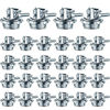 Picture of Clamp Type Connector Cable Connector Clamp Cable Connector for Metallic Conduit Protect Cables Silver (32, 1/2 Inch)