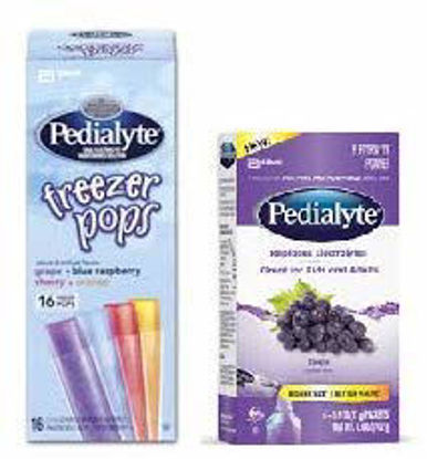 Picture of Pedialyte Combo of Freezer Pops and Pedialyte Powder, Grape