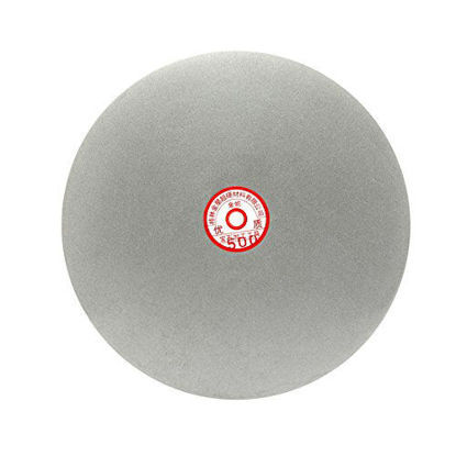 Picture of uxcell 300mm 12-inch Grit 500 Diamond Coated Flat Lap Disk Wheel Grinding Sanding Disc