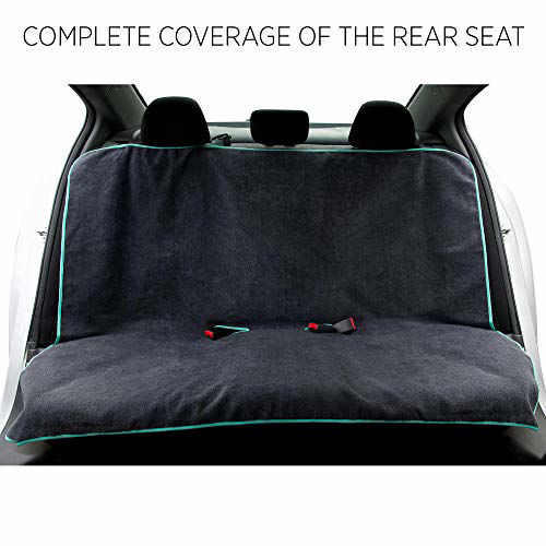 GetUSCart BDK UltraFit Car Seat Towel Cover, Rear Bench with Mint Trim