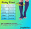 Picture of Doc Miller Open Toe Compression Socks 1 Pair 30-40 mmHg (Dark Blue, X-Large)