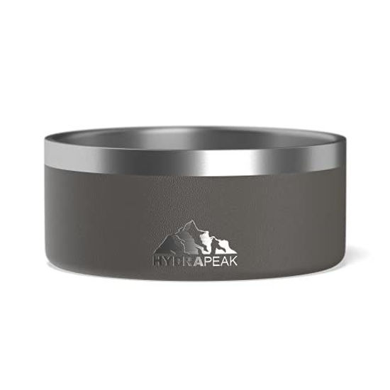 Picture of Hydrapeak Dog Bowl, Non-Slip Stainless Steel Dog Bowls for Water or Food (4 Cup, Graphite)