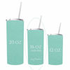 Picture of Optometry Gifts for Women Eye Tech Technician Gifts Optician Water Bottle Tumbler Cup with Lid Mint 0197