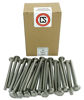 Picture of Stainless 5/16-18 x 4" Carriage Bolt (1" to 5" Lengths Available in Listing), 18-8 Stainless Steel,25 Pieces (5/16-18x4)