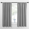 Picture of NICETOWN Blackout Curtains Panels for Window - Thermal Insulated Rod Pocket Blackout Drapes/Draperies for Living Room (2 Panels, W42 x L63 inches, Silver Grey)