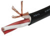 Picture of 4 Units - 6 Inch - Canare 4S11 - Audiophile Grade - 11AWG - HiFi Speaker Cable Jumper Terminated with Gold Banana to Spade Connectors