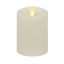Picture of Luminara Outdoor Moving Flame Pillar Flameless LED Candle, Plastic, Ivory (4.5-inch)