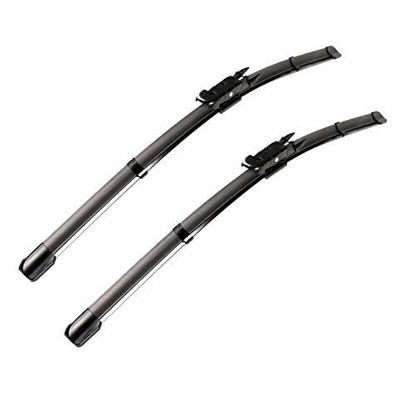 Picture of 2 wipers Factory for Mini Cooper Countryman Paceman R60 R61 Original Equipment Replacement Wiper Blade Set OEM 61610038597 - 19"/20" (Set of 2) Pinch Tab
