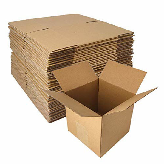 GetUSCart 40 Pack 5x5x5 inch Corrugated Boxes Mailer Corrugated