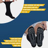 Picture of Bulinlulu Extra Wide Socks for Swollen Feet-4 Pairs Extra Wide Diabetic Socks for Men,Extra Wide Hospital Bariatric Socks Non Slip Edema Socks Women,Cast Socks Lymphedema Socks-White&Black