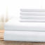 Picture of BYSURE Hotel Luxury Bed Sheets Set 6 Piece(Full, White) - Super Soft 1800 Thread Count 100% Microfiber Sheets with Deep Pockets, Wrinkle & Fade Resistant