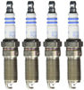 Picture of Bosch 8107 Double Platinum Spark Plug - Up to 3X Longer Life for Select Buick, Cadillac, Chevrolet, GMC, Hummer, Isuzu, Oldsmobile, Pontiac, and Saturn Vehicles (Pack of 4)
