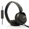 Picture of SONY Over Ear Best Stereo Extra Bass Portable Headphones Headset for Apple iPhone iPod/Samsung Galaxy / mp3 Player / 3.5mm Jack Plug Cell Phone with Mic (black)