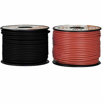 Picture of 12 Gauge Primary Wire - 2 Roll Red & Black Pack - 100 Ft of Copper Clad Aluminum Wire per Roll