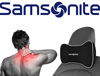 Picture of Samsonite SA5248 Travel Pillow for Car, SUV Helps Relieve Neck Pain & Improve Circulation 100% Pure Memory Foam Fits Most Vehicles