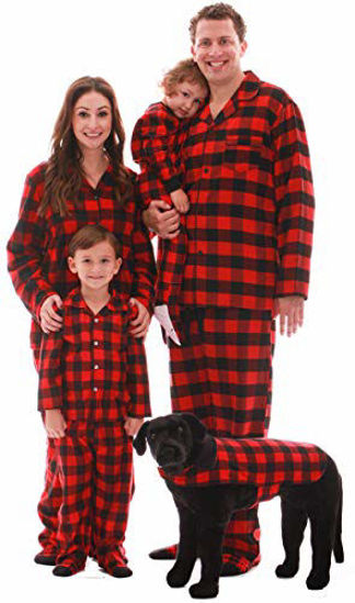 Picture of #followme Buffalo Plaid Dog Jacket Clothes for Dogs 6747-10195E-L