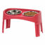 Picture of IRIS Large Plastic Elevated Feeder, Red