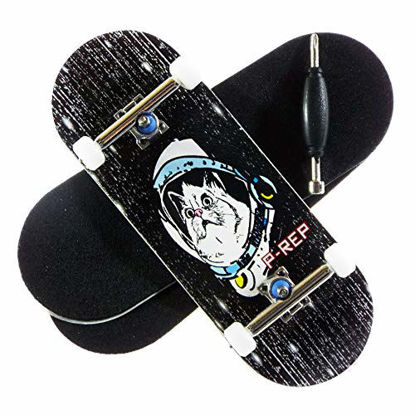 Picture of P-REP Space Cat - Solid Performance Complete Wooden Fingerboard (Chromite, 34mm x 97mm)