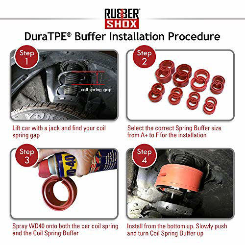 thumbnail image 2 of RubberShox CSBPlus-A Coil Spring Buffer/Booster Lift Kit – 3500 Lb Capacity 2 of 3