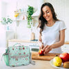 Picture of Bentgo Kids Prints Lunch Bag - Double Insulated, Durable, Water-Resistant Fabric with Interior and Exterior Zippered Pockets and External Bottle Holder- Ideal for Children of All Ages (Puppy Love)