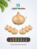 Picture of 500ml Essential Oil Diffuser, Aromatherapy Diffusers for Essential Oils with 7 Colors LED Light, 22dB Ultra-Quiet, Aroma Diffuser with 4 Timers, Auto-Off for Home, Bedroom