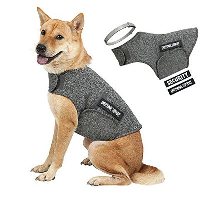 Picture of [Upgraded] DAJIDALI Dog Anxiety Vest Jacket Warp, Thunder Shirts for Dogs, Puppy Calming Coat Anxiety Relief, Using Multifunctional Fabrics